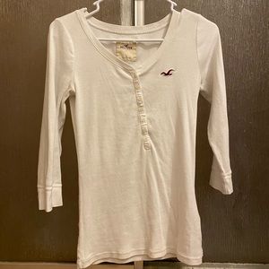 Large long sleeve Hollister shirt